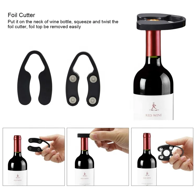 Abrebotellas De Vino Con Bomba De Aire - Extrae Corchos Fácilmente Sin Esfuerzo, Nuevo