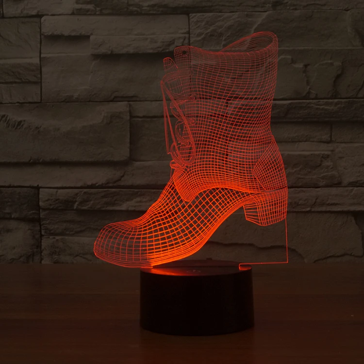 
Оптическая светодиодная 3d иллюзионная лампа, рекламное украшение для офиса 