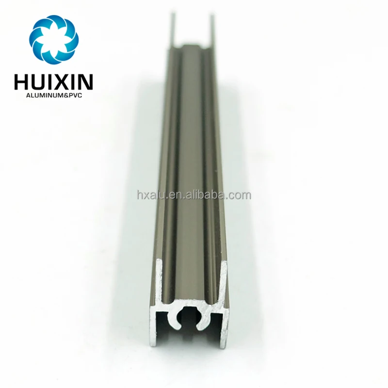 Champagne Color Aluminium Wardrobe Profile for Rail