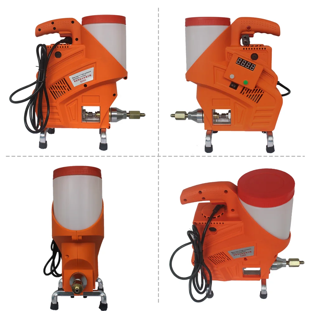 Concrete Injection Grouting Machine Epoxy  Polyurethane  Pu Foam Waterstop High Pressure Grout Pump  for Crack Repair