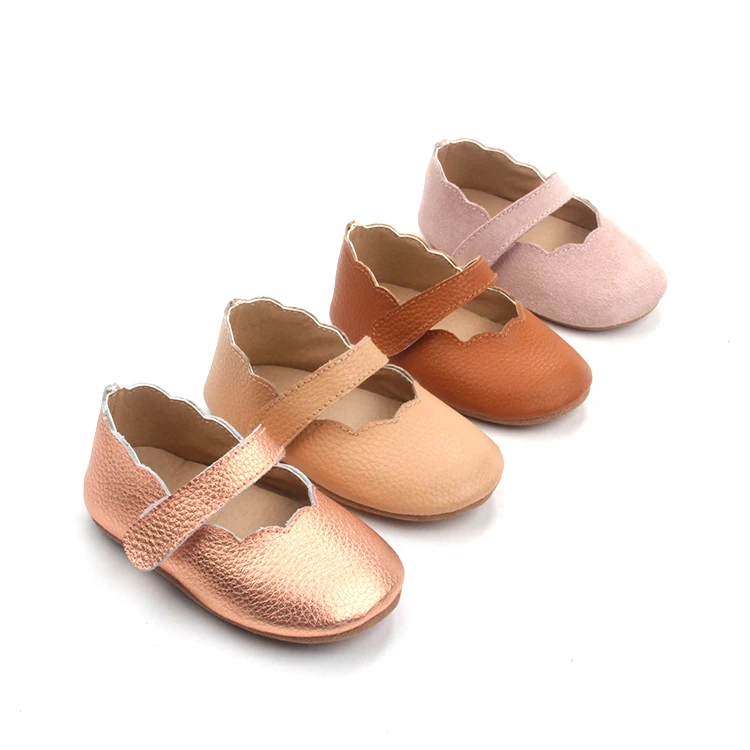 Popular Shoes High Quality Genuine Leather Baby Girls Shoes