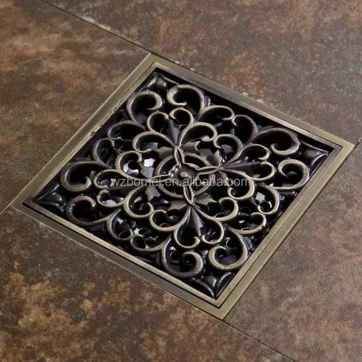 Europe type style restoring ancient ways brass bathroom floor drains /drainer