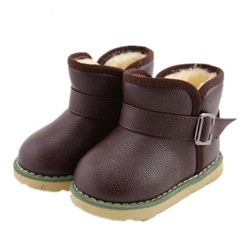 2015 winter fur boots baby shoes boys baby snow boots