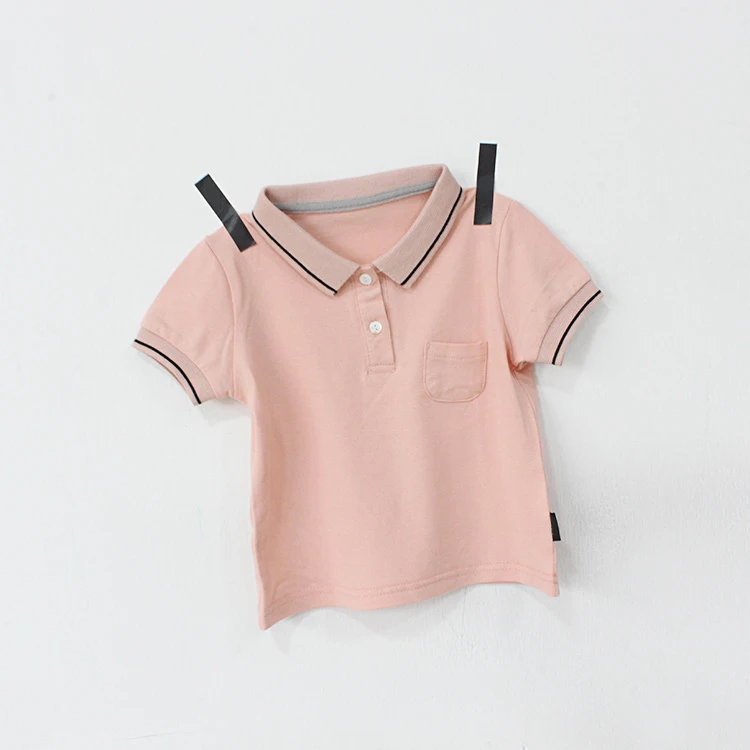 baby boy pink polo shirt