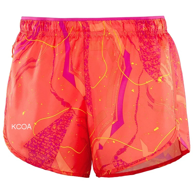 KCOA 100% Polyester Quick Dry Custom Design Training Running Shorts