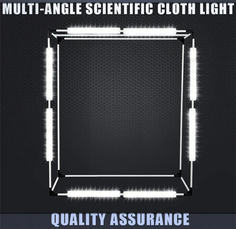 120*100*200CM Dimmable Photography Studio Light Tent Softbox LED Light Photo Box Studio Room