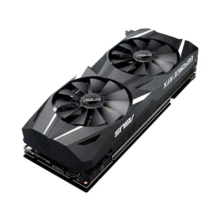 Used ASUS NVIDI,A DUAL RTX2070 A8G GDDR6 Graphics Card 256 Bit Gaming Video Card