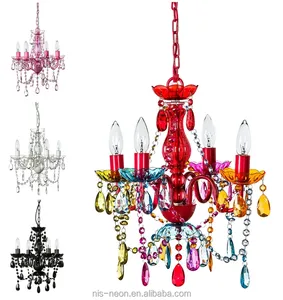 Multicoloured Multi Cheap Chandeliers Small Dining  Living Room Traditional Chandelier Pendant Light LED Crystal Chandelier
