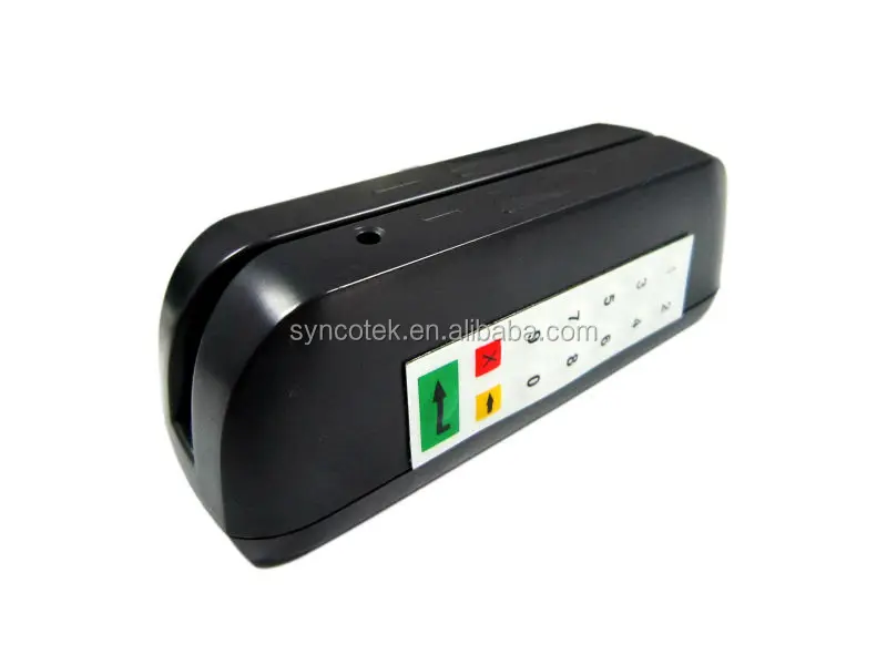 ISO7811 RS232 USB Double Side Two Head Dual Face Swipe MSR 3 Tracks Magnetic Magstripe Mag Stripe CC Card Reader