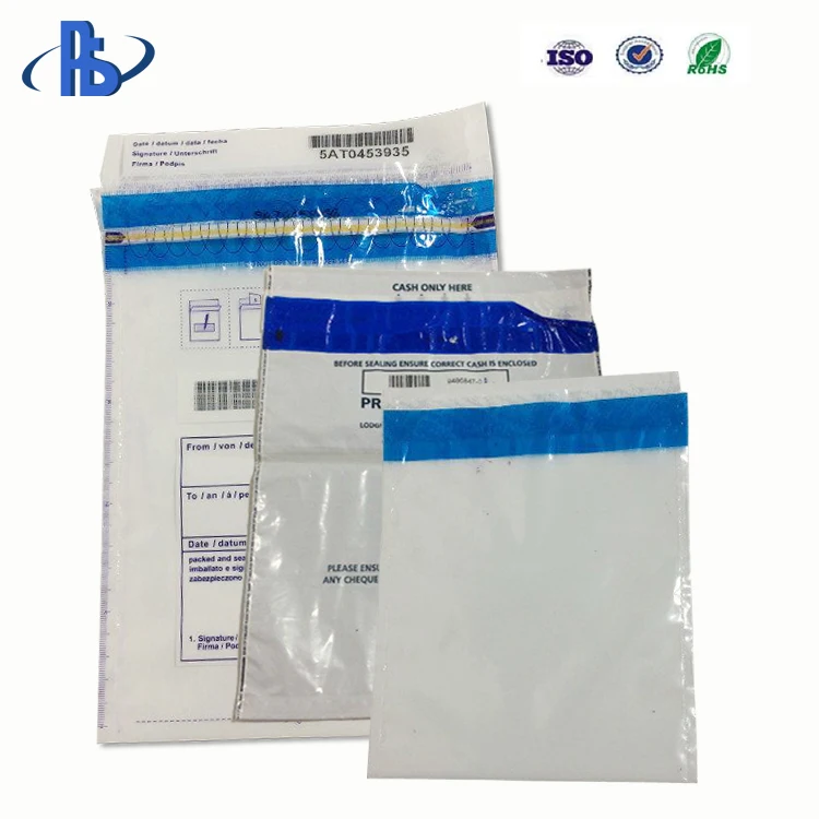 Tamper Proof Security Bags - Reliable Protection for Cash