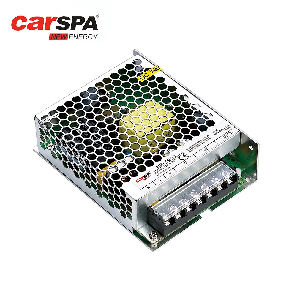 Универсальный входной диапазон переменного тока в постоянный ток 12 В 24 в 100 Вт импульсный источник питания