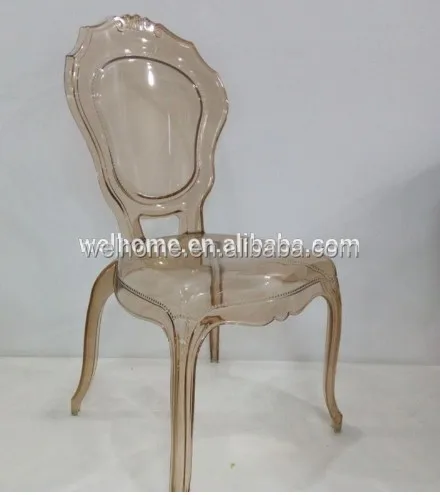 Luxury PC Acrylic clear Transparent Lucite Princess Wedding Bella Chairs
