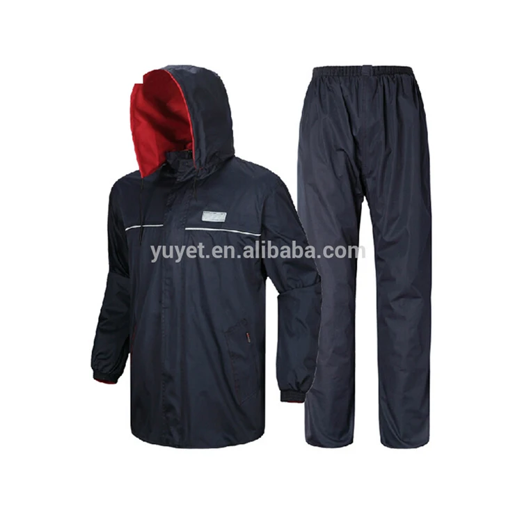 
 Adult Men Outdoor Fishing Riding Rain Coat Jacket Suit Waterproof Raincoat Motorcycle With Hood  