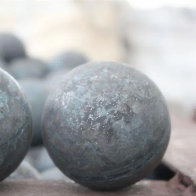 60mm forged steel grinding balls of high hardness in ball mill mines industry