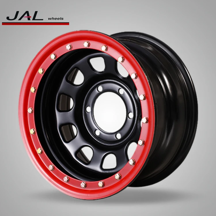 Hoop Design Chrome Steel Rims 4x100 Offroad 10 Hole Terrain Sport Wheels