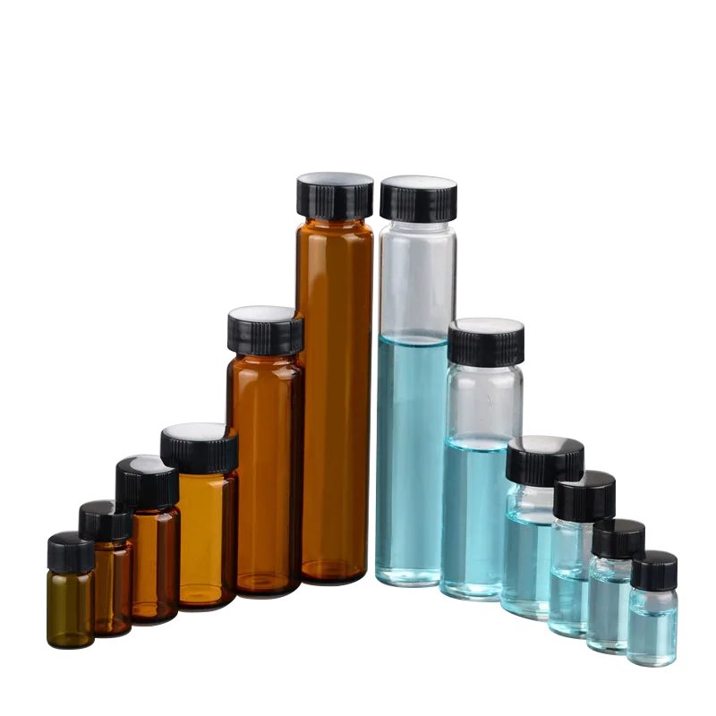 Оптовая продажа и индивидуальная лабораторная трубка высокого размера из боросиликатного стекла с винтовой крышкой