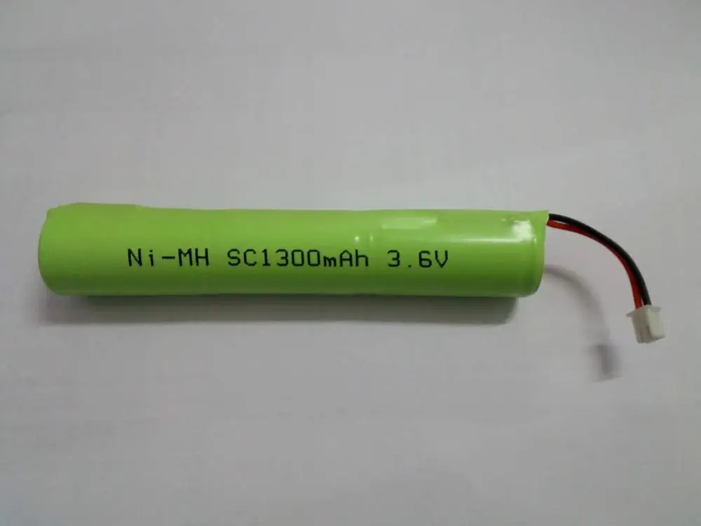
 Ni-MH 3,6 V перезаряжаемая батарея SC1300mAh Высокая мощность  