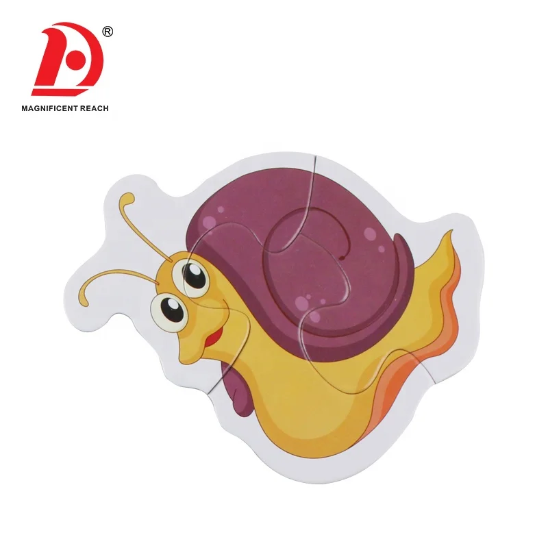 HUADA 6 Styling Design 15PCS Insect Series Kids Educational Animal Cartoon Puzzle Set