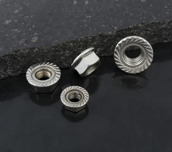 SUS304 M7 Stainless Locking Flange Nut