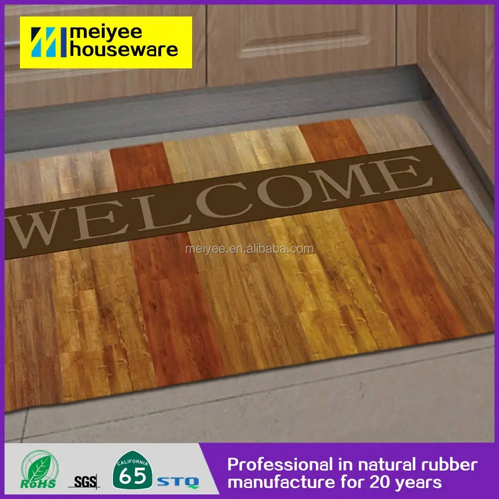 Meiyee натуральный передний чистый резиновый полиэфирный дверной коврик, коврики для приветствия