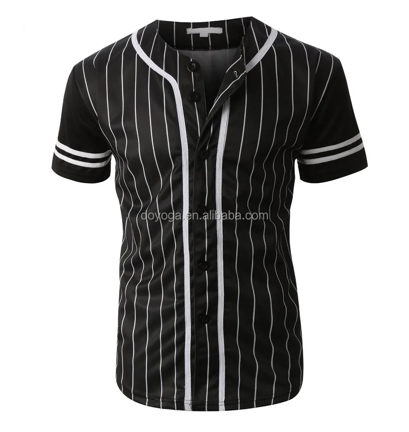 plain black baseball jersey