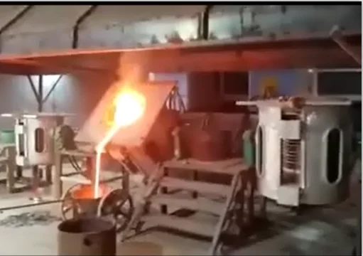 
 Плавильная печь из металлолома  