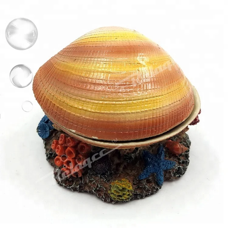 Aquarium Shell Decoration Bubble Decoration For Fish Tank Aerating ...
