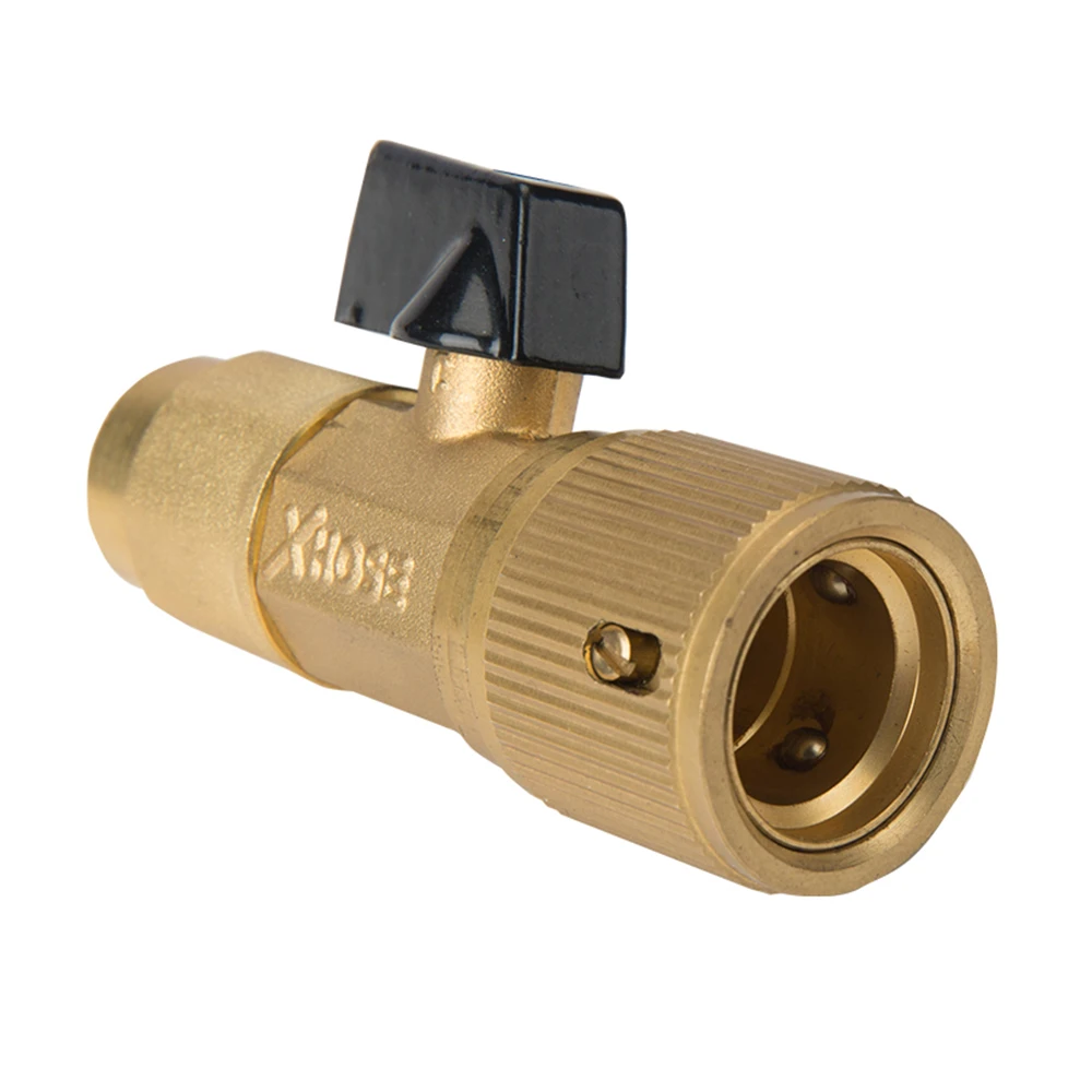 Garden Brass Oneway Hose Connector Shut Off Valve Buy Brass Shut Off