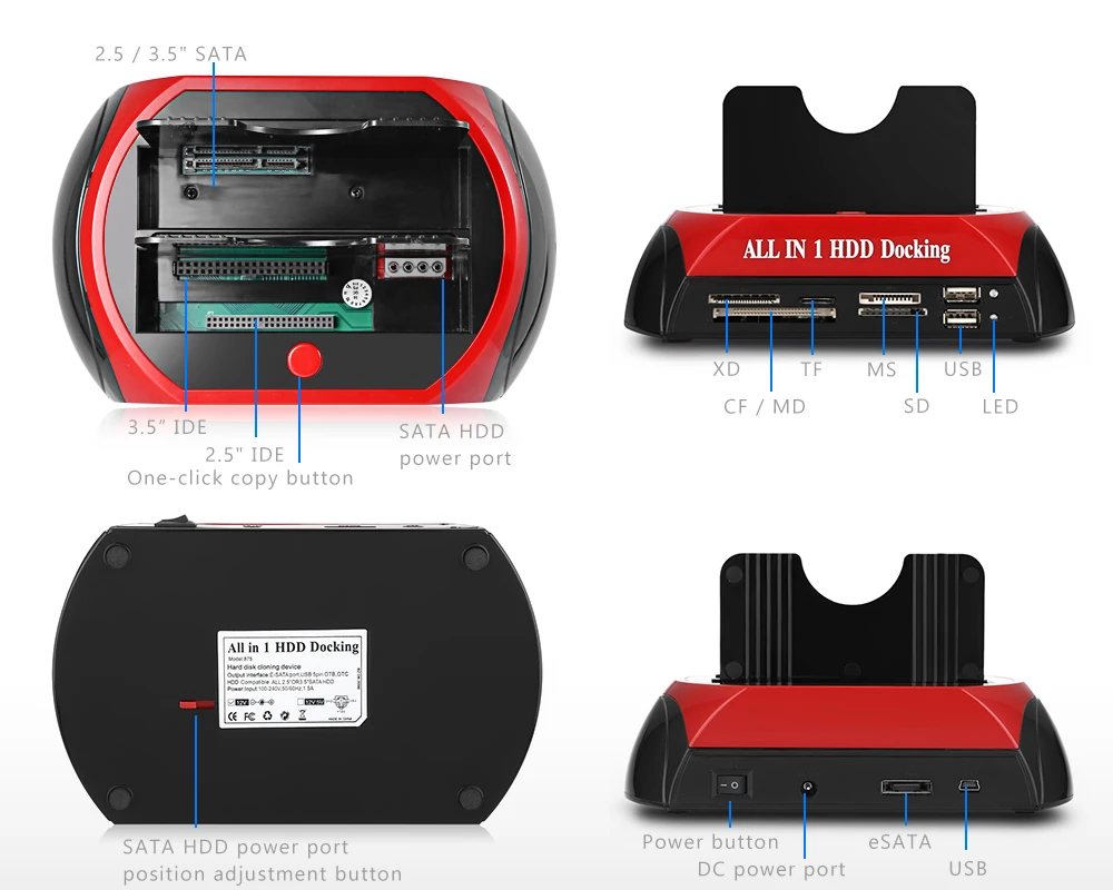 Sata docking. All in 1 HDD Docking. Ide/SATA Docking 875d инструкция. Ide разновидность. Dual Disk Clone device.