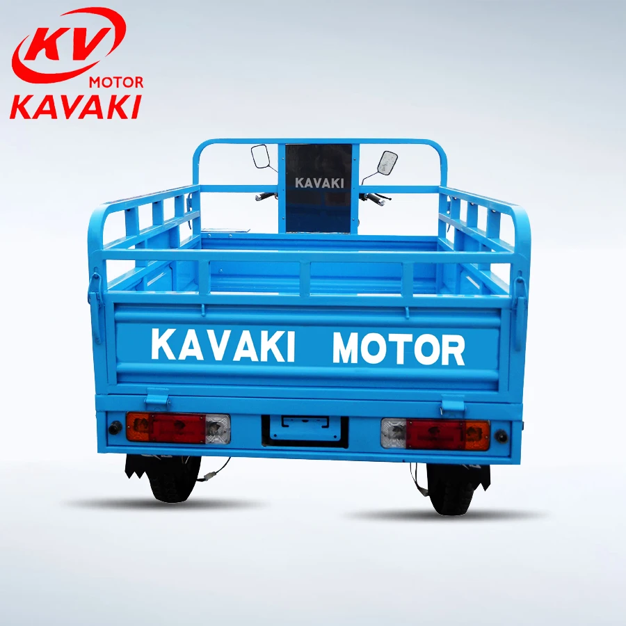 Excellent Bajaj Three Wheel Tricycle Small Cargo Box Three Wheeler TVS Car Good Price 3 Wheel Motorcycle Gasoline