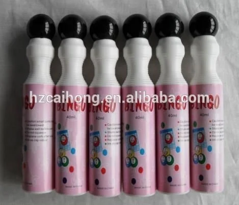 10 мм перо 43 мл бинго lotto для азартных игр с красочными шапки и моющиеся чернила CH-2805 индивидуальная этикетка работоспособность