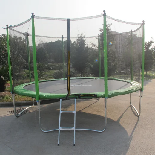 
 Лучшие продажи 10 футов стекловолокна банджи прыжки батут с ограждением для оптовой продажи  