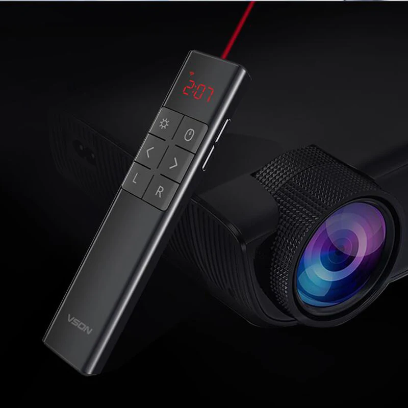 VSON OEM air mouse Универсальная беспроводная лазерная ведущего лазерный указатель с