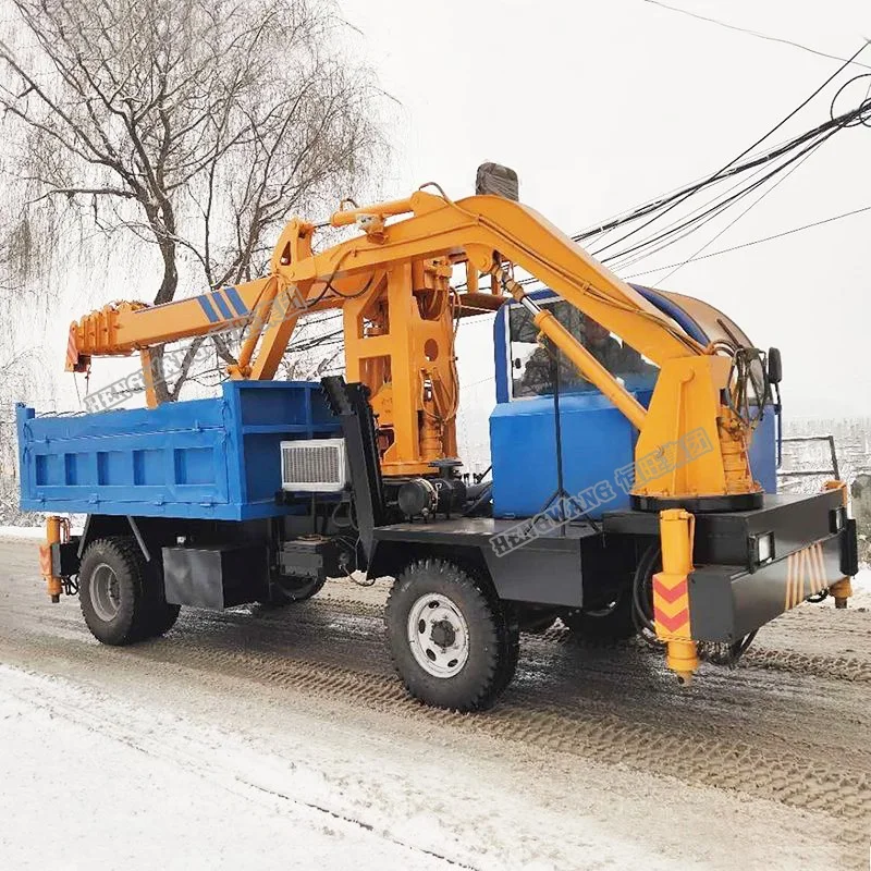 5 Tons 8 Tons 13 Tons Wheeled Excavator Truck Mounted Excavator
