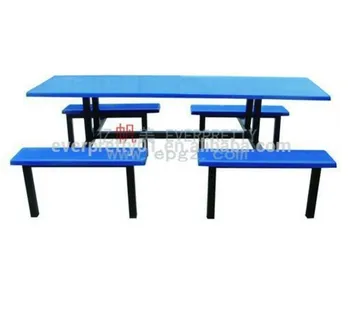 Simple Long Dining Desk For Public School Canteen Table