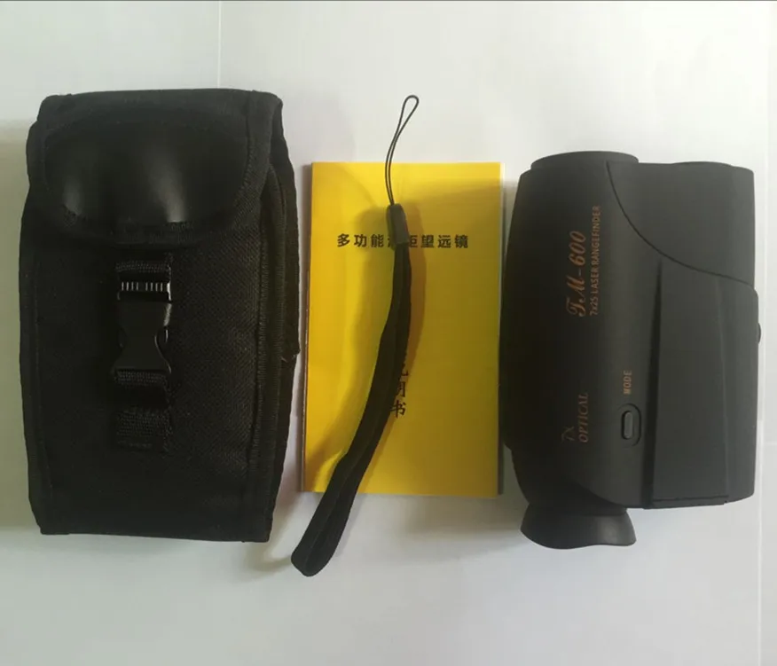 600 м 7X лазерный дальномер, монокулярный телескоп, дальномер, измеритель скорости, тестер для охоты, гольфа, камуфляжный дальномер
