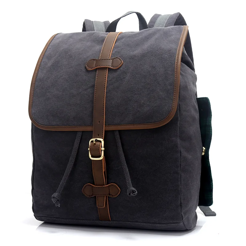 Wholesale And  Retro Leisure Daily Life  Mens Canvas Laptop School Backpack