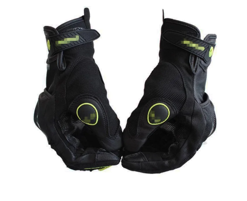 Безопасные кожаные мотоциклетные перчатки на