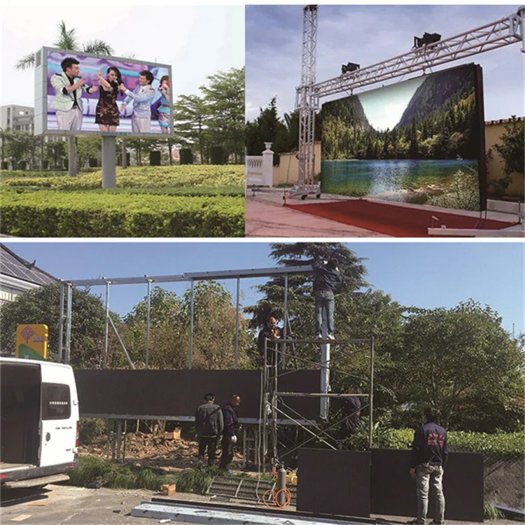 P6 P8 P10 ha condotto i pannelli dello schermo di visualizzazione ha condotto l'esposizione che la video pubblicità della parete ha condotto i pannelli all'aperto