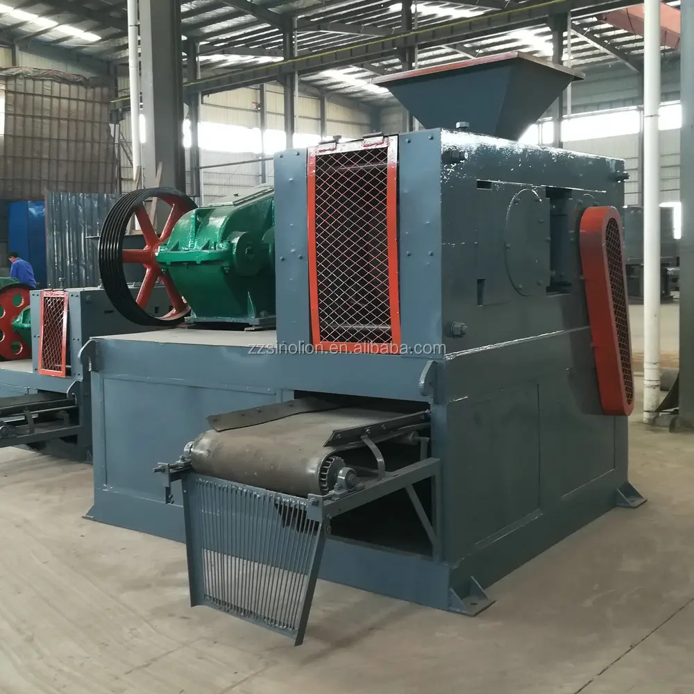 Factory Price Roller Type Small Ball Press Machine Make Coal Charcoal coke Carbon Lack Iron to Ball Briquettes
