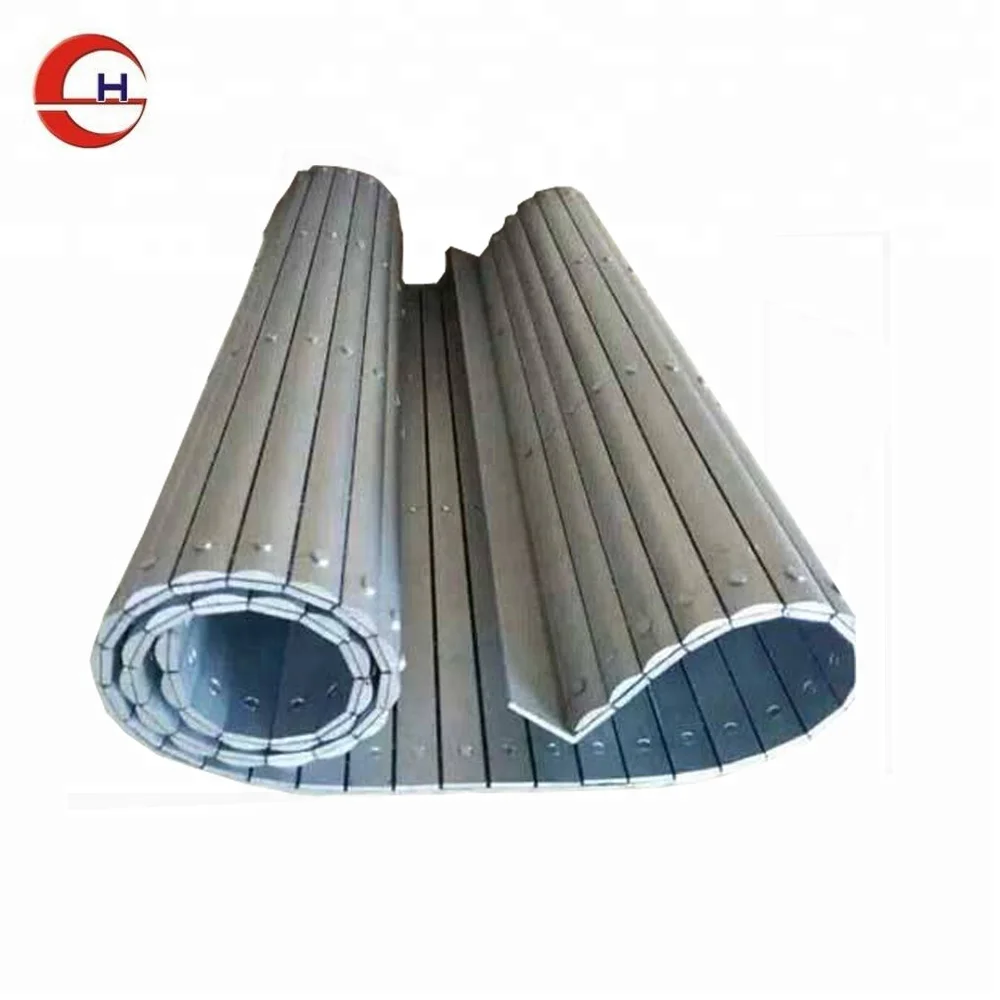 Flexible Rolling Curtain Shield Guard Aluminum Bellows Cover for CNC Machine