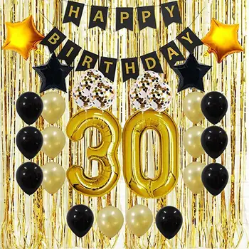 Event and party suppliers party decoration 30th 40th 50th 60th Birthday party decorations balloons sets