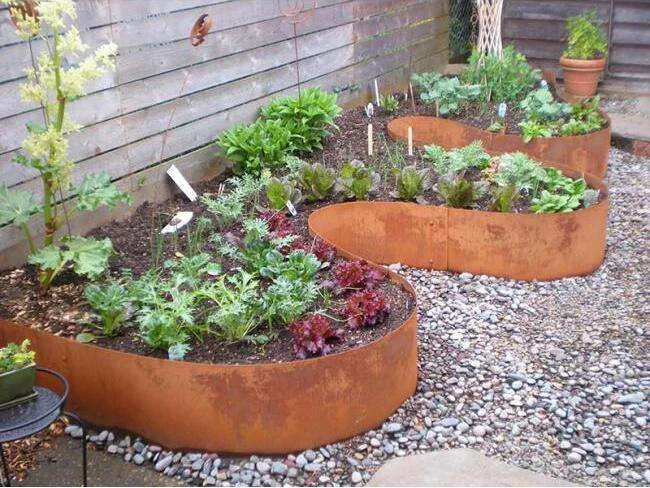 corten lawn edging