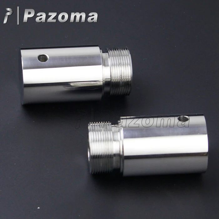 Fork Tube 2in Extension Steel Fork Tube Extension for Harley Dyna Glide Sportster FXD XL 39mm Fork Tube