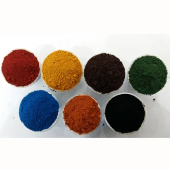 iron oxide red/yellow/black/green/blue/brown/orange powder for paint/oil/tile/brick/glass/boat paint/cement colour pigment