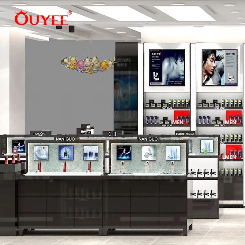 Small Cosmetics Shop Design Store Furnitures for Cosmetic Display