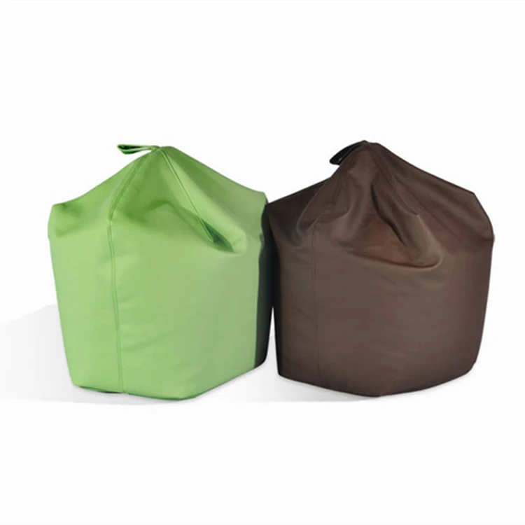 pu leather teardrop shape kids bean bag chair/outdoor beanbag