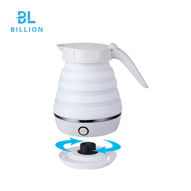 New Design Smart Portable Mini Transparent Travel Foldable High Speed Electronic Hot Water Electric Kettle