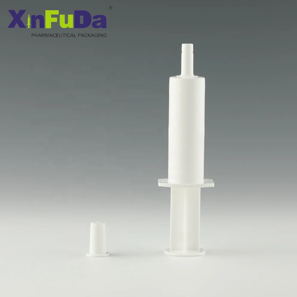 Plastic HDPE Container Empty Food Syringe Custom Veterinary Injectors 20ml Feeding Syringes for Packaging Animal Pharmaceutical