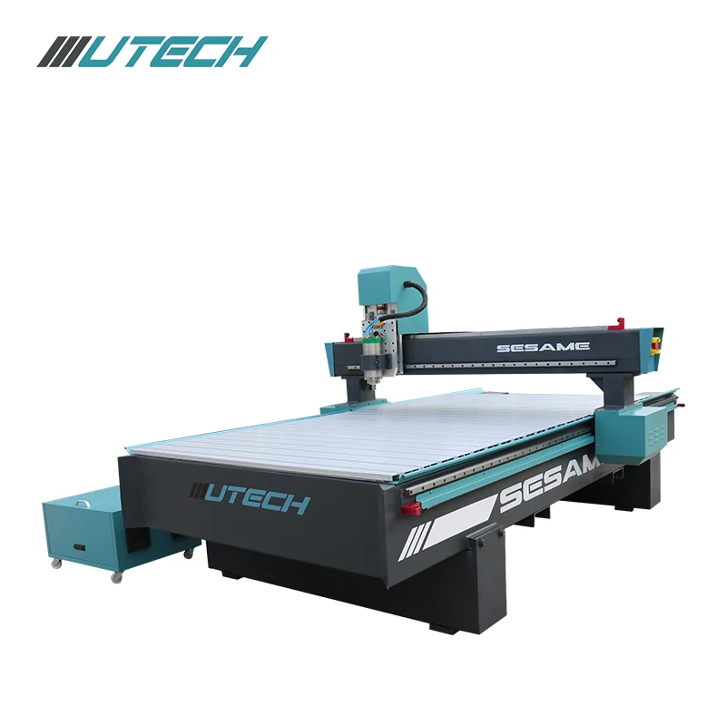 Factory Direct Sesame 1325 3 Axis 10kw Spindle Motor 3d Cnc Router Wooden Engraving Machine 3000x2000 for Woodworking Aluminum